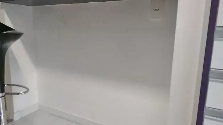 Cozinha balcão americano granito preto são gabriel e pintura