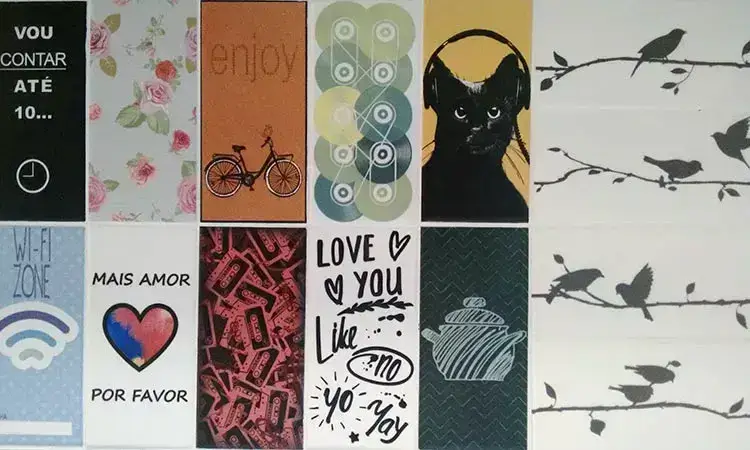 Painel sob balcão americano revestimento cerâmico especial Artens Retro colorido Painel sob balcão americano revestimento cerâmico especial Artens Retro colorido visão detalhe