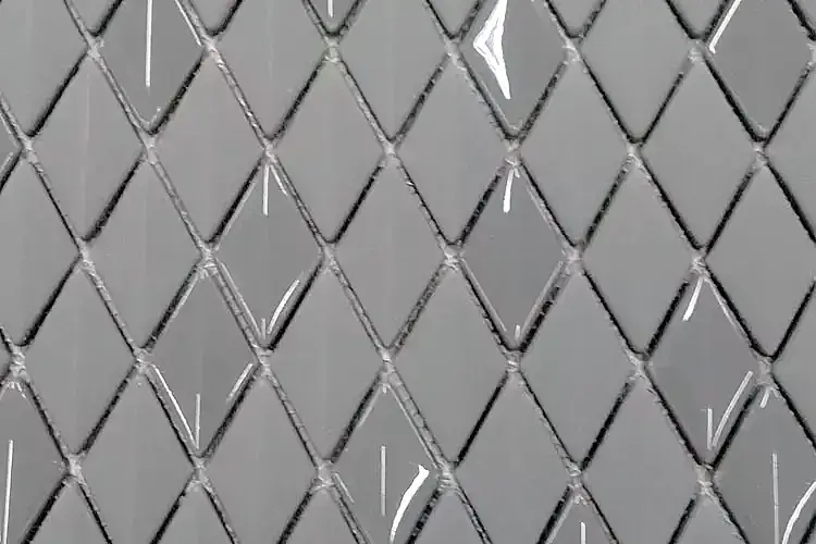 Revestimento parede pastilha Portinari Mosaico Prosa Diamond bege